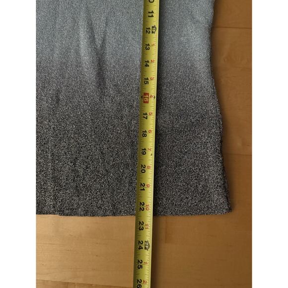 VTG Jones New York Blue Ombré Shimmer Knit Sleeveless Tank Top L - Picture 2 of 3